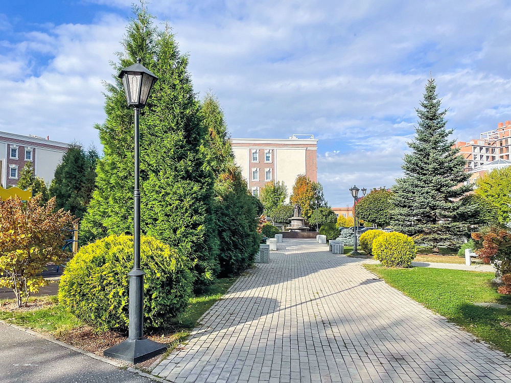 Парк осенью в Прилесье